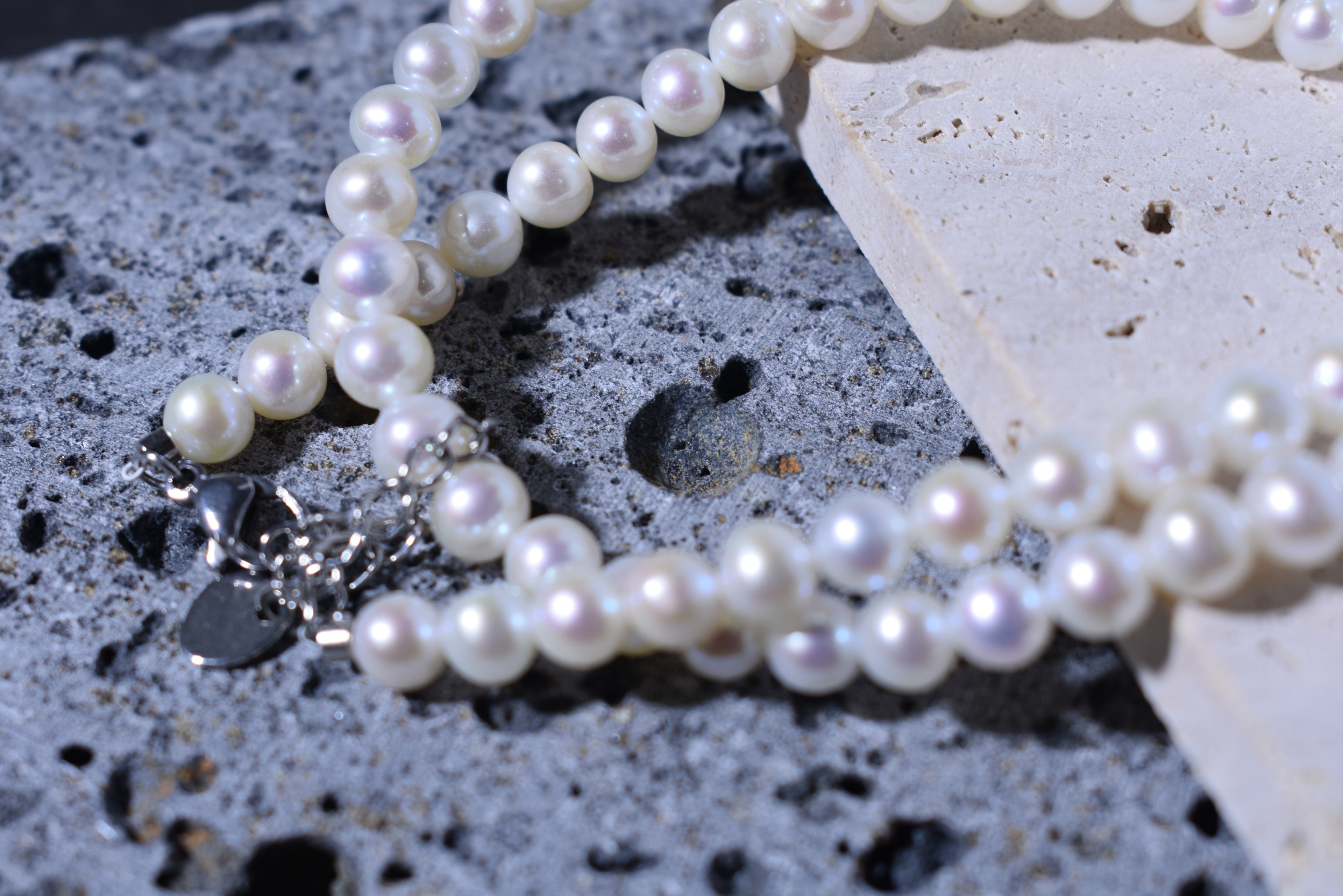 Pink AK Freshwater Pearl Necklace – 5–6 mm Pearls